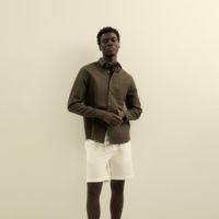 Camisa Hombre Sfera Lino Kaki