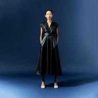 Vestido Mujer Sfera Trabillas Cintura Negro