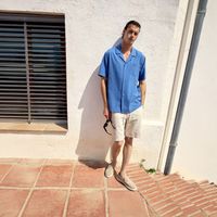 Short Hombre Sfera Lino Básica Crudo
