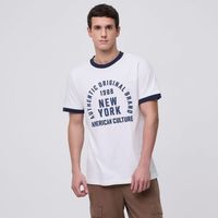 Polo Hombre Print Rib Amc