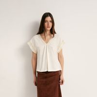 Polo Mujer Sfera Mc Flecos Blanco