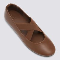 Balerina Malabar Mujer Elast Cruz Camel