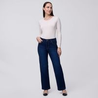 Jean Mujer Bota Madison Straight