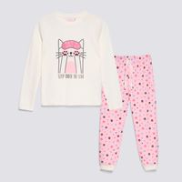 Pijama 2 Piezas Manga Larga Circus Niña Algodón