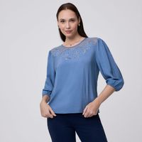 Blusa Mujer Brode Madison Manga 3/4