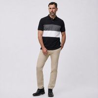 Polo Manga Corta Hombre Jersey Bloques Madison