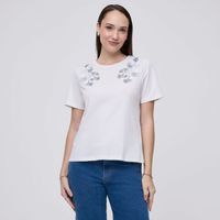 Polo Mujer Flor Madison Manga Corta