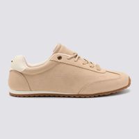 Zapatillas Urbanas Mujer Beige Suedelo Malabar
