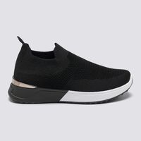 Zapatillas Urbanas Mujer Negro Tejida Madison