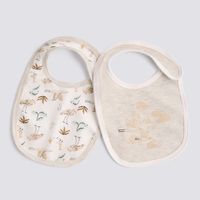 Babero Impermeable Recién Nacido Pack X2 Baby Circus