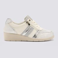 Zapatillas Urbanas Mujer Glitter Blanco Madison