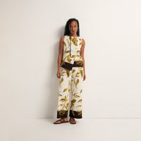 Polo Mujer Sfera Basico Estampado Verde