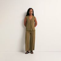 Polo Mujer Sfera Basico Liso Kaki