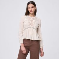 Blusa Mujer Boho Amc Manga Larga