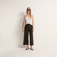 Pantalon Mujer Sfera Vestir Lino Mx Marron