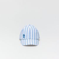 Gorro Bebe Niño Sfera Rayas Azul Claro