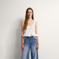 Blusa Mujer Sfera Tirantes Lace Blanco