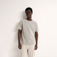 Polo Hombre Sfera Estructura Raya Blanco