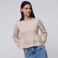 Blusa Mujer Doby Amc Manga Larga