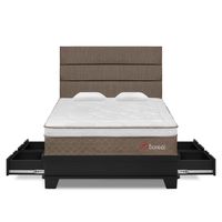 Dormitorio Boreal 4 Cajones 2 Plazas Laqueado
