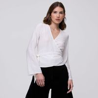 Blusa Mujer Cruzada Hypnotic Manga Larga