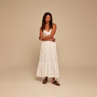 Vestido Mujer Sfera Tirantes Lurex Blanco