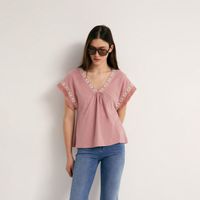 Polo Mujer Sfera Mc Flecos Rosa