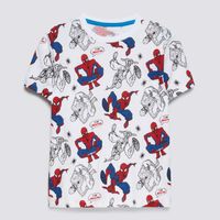 Polo Manga Corta Niño Msm-5069 Spiderman