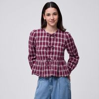 Blusa Mujer Lazo Amc Manga Larga