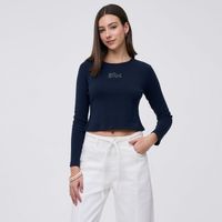 Polo Mujer Bordado Amc Manga Larga