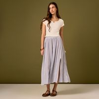 Falda Midi Mujer Vichy Amc