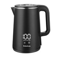 Hervidor Taurus eléctrico modelo Digital Negro 1.8 litros