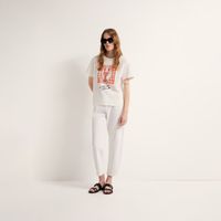 Polo Mujer Sfera Étnica Mx Col Blanco