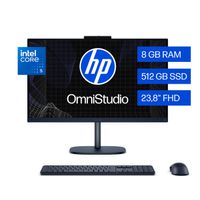 All in One HP OmniStudio 24-cu0051la, Intel Core 5, 8 GB RAM, 512 GB SSD, 23.8"" FHD, Windows 11 Home