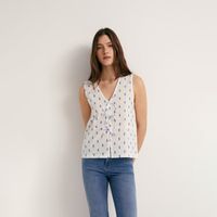 Polo Mujer Sfera Bordado Lazadas Blanco
