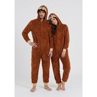 Pijama Unisex Enterizo Coral Fleece W8004