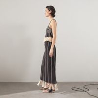 Falda Mujer Sfera Lentejuelas Escamas Negro