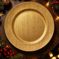 Plato De Sitio Madera Natural 33Cm