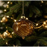 Adorno Árbol Cebolla Marron 8 Cm