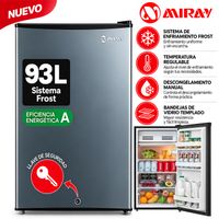 Frigobar-Refrigeradora Miray RM-96M Frost 93L Silver