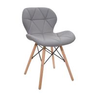 Silla Decorativa Mariposa Gris