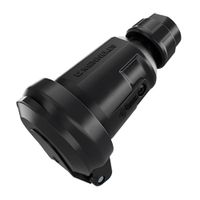 Toma Aereo Schuko Negro 16amp 2p+t 250v Ip54