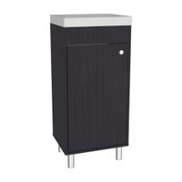 Vanitorio 1 Puerta Rivera Wengue 84x40.2x32cm Tuhome
