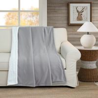 Manta Sherpa Comfort 120x150cm Gris Cálido