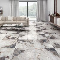 Piso Cerámico Marmolizado Calcom Firenze White 59x59cm 1.75m2 Celima