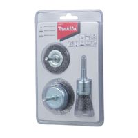 Set de gratas para taladro 6mm 3 piezas Makita