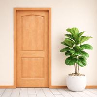Puerta Exterior Pino Malaga Natural 45x950x2070mm Pama