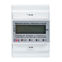 Medidor Digital Trifásico 4hilos 220/380v 100a Tkl