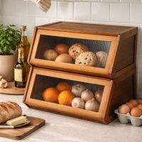 Caja Almacen Apilable con tapa corrediza 50x31x30cm