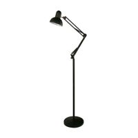 Lámpara de pie Negro Arquitecta 1 Luz E27 40w Ikelite - Moderna